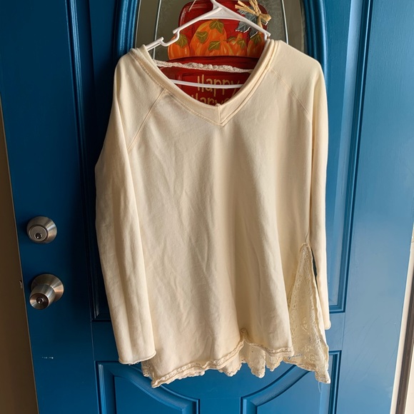 Beige Lace Tunic - Picture 1 of 2